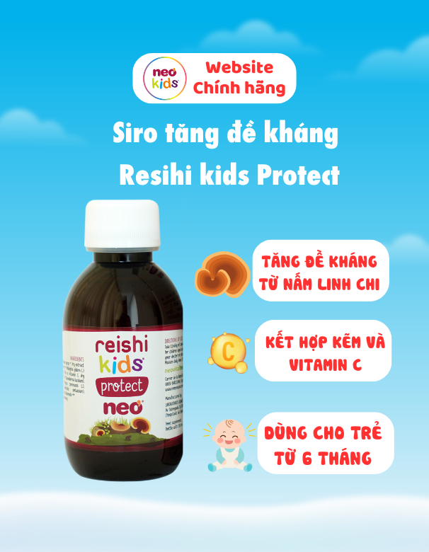TPBVSK Reishi Kids Protect - Hỗ trợ tăng Đề Kháng cho bé