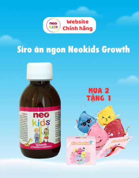 TPBVSK Neo Kids Growth - Hỗ trợ bé ăn ngon tăng hấp thu - MS: 1