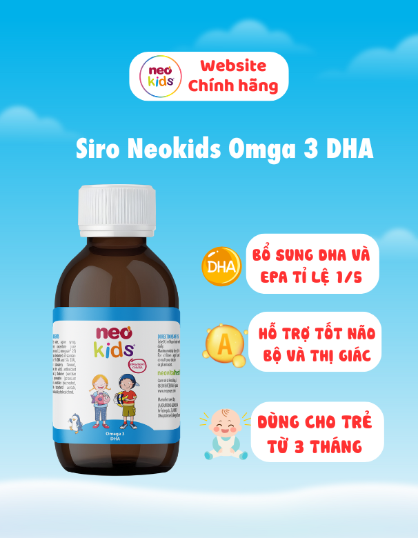 TPBVSK Neo Kids Omega 3 DHA - Dầu Cá Chuẩn IFOS