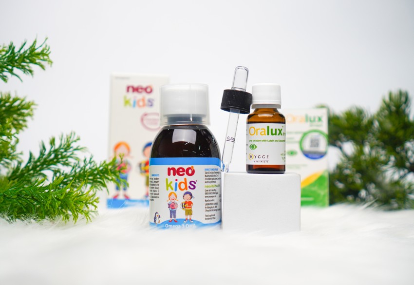 Bộ đôi sáng mắt Neo Kids Omega 3 DHA & Oralux - MS: 3