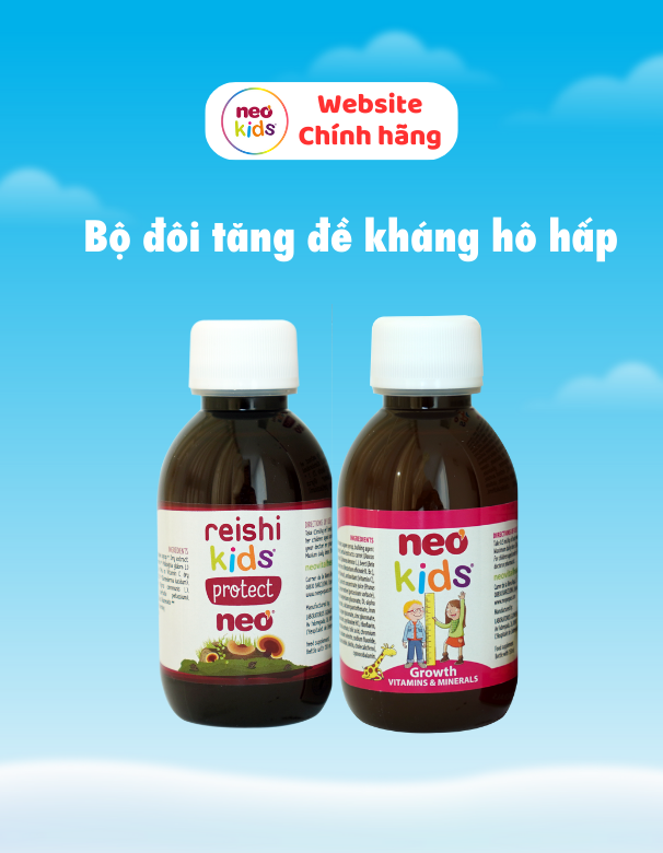Bộ Đôi Tăng Đề Kháng Hô Hấp Cho Bé
